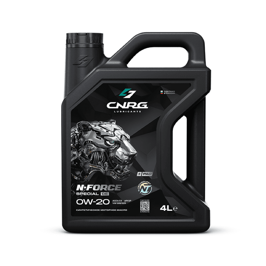 Масло моторное CNRG N-Force Special DE 0W-20 C5, VW 508/509 (кан. 4 л)