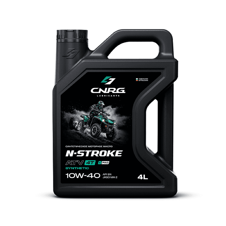 Масло моторное CNRG N-STROKE ATV 4T Synthetic 10W-40 (пластиковая кан. 4 л)