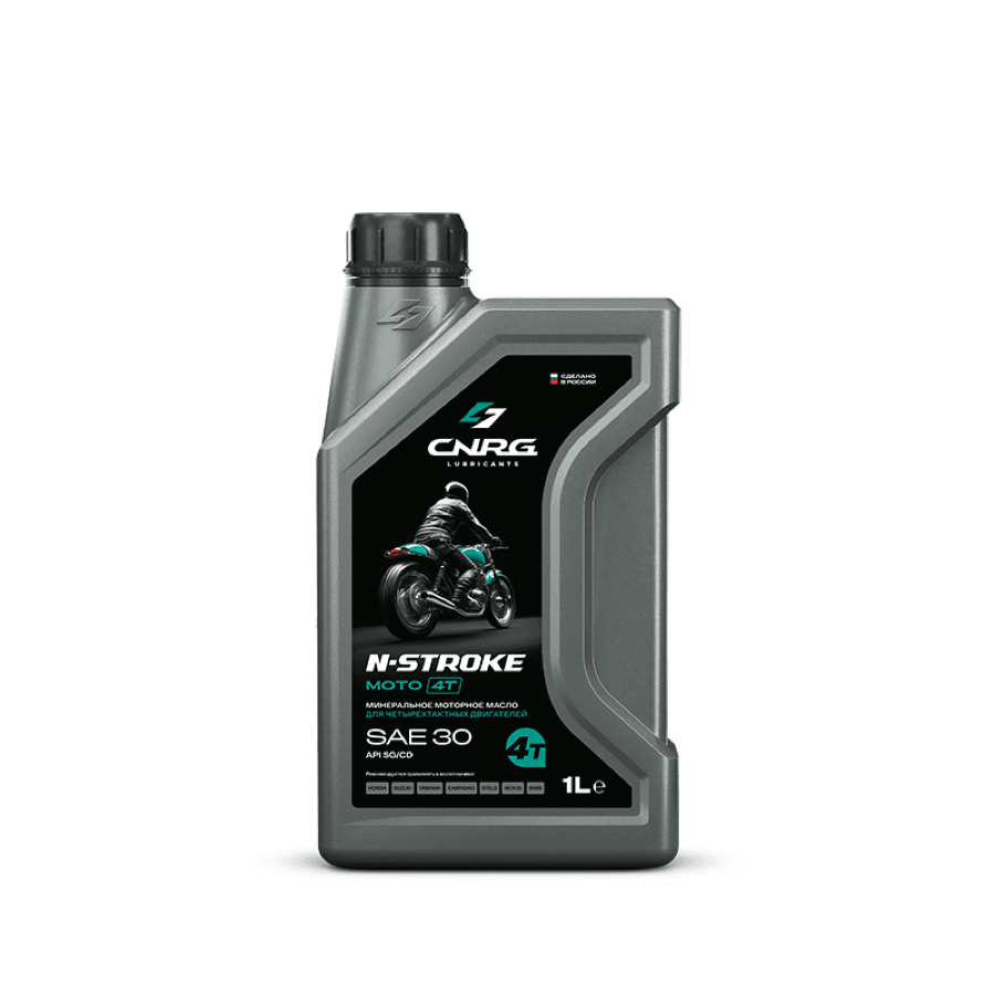 Масло моторное CNRG N-STROKE Moto 4T SAE 30 (кан. 1 л)