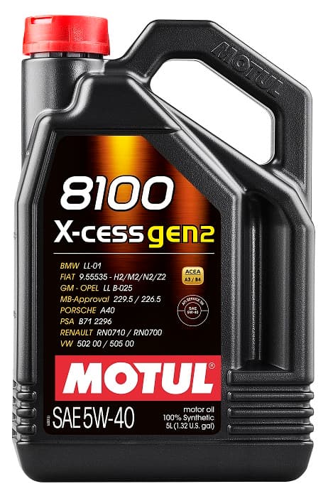 Motul 8100 X-cess GEN2 5W40 5L