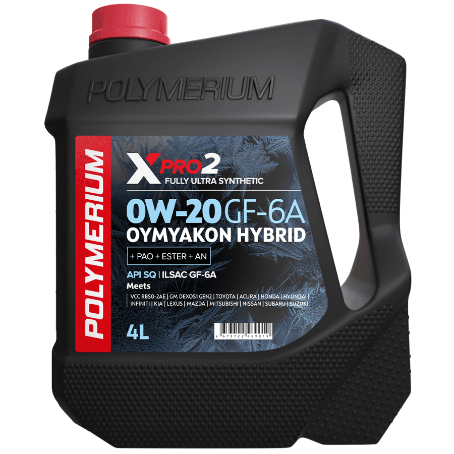 POLYMERIUM XPRO2 0W-20 GF-6A SQ OYMYAKON HYBRID 1L
