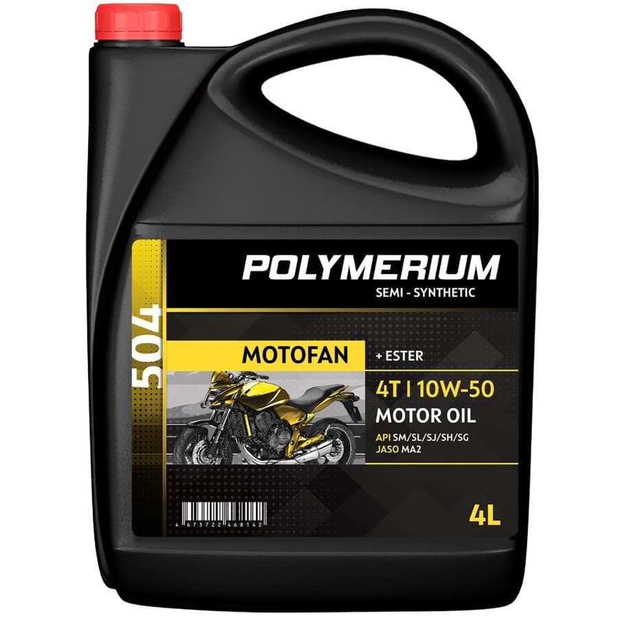 POLYMERIUM MOTOFAN 504 10W-50 4T 1L