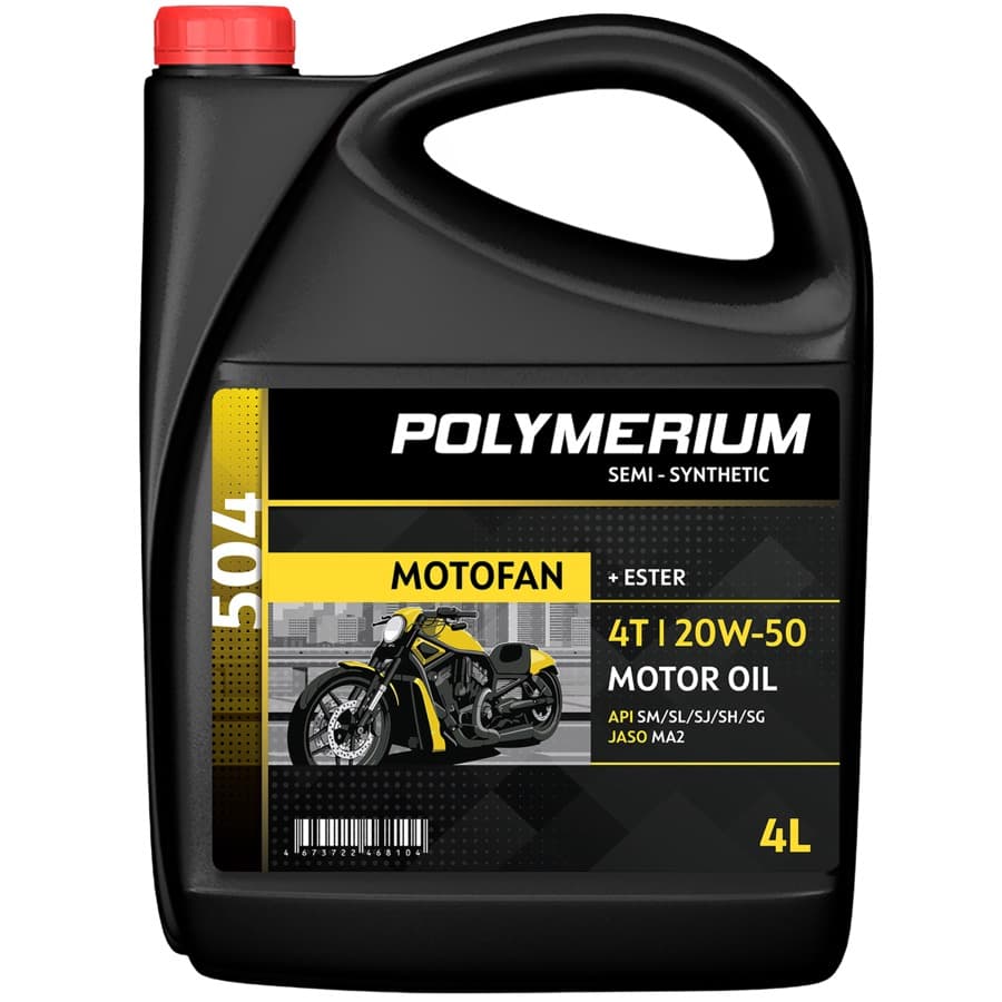 POLYMERIUM MOTOFAN 504 20W-50 4T 1L