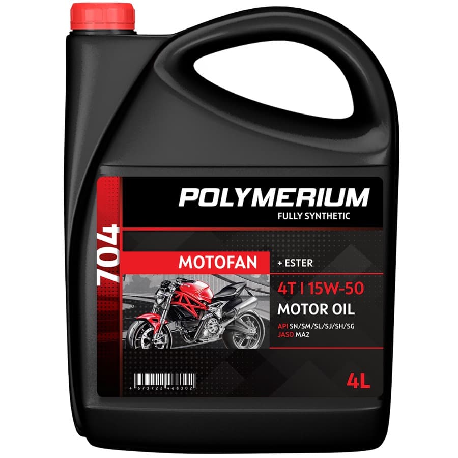 POLYMERIUM MOTOFAN 704 15W-50 4T 1L